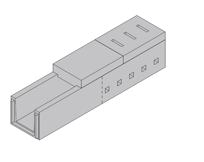 U-kanaal 195x30x30